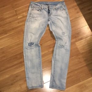 American Eagle Stretch Ripped Denim Jeans Skinny
